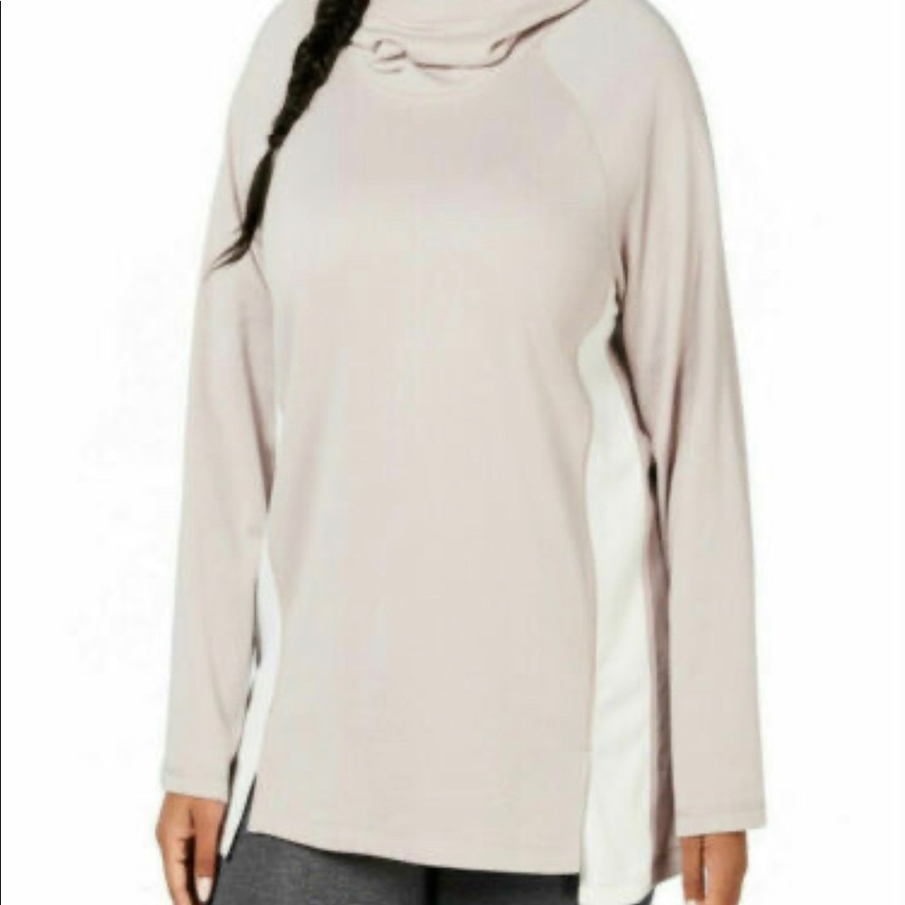 NWT Calvin Klein Women Top Performance Cowl Neck